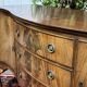 English Chippendale mahogany enfilade from the 1930s.