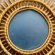 Authentic rattan sun mirror 60s