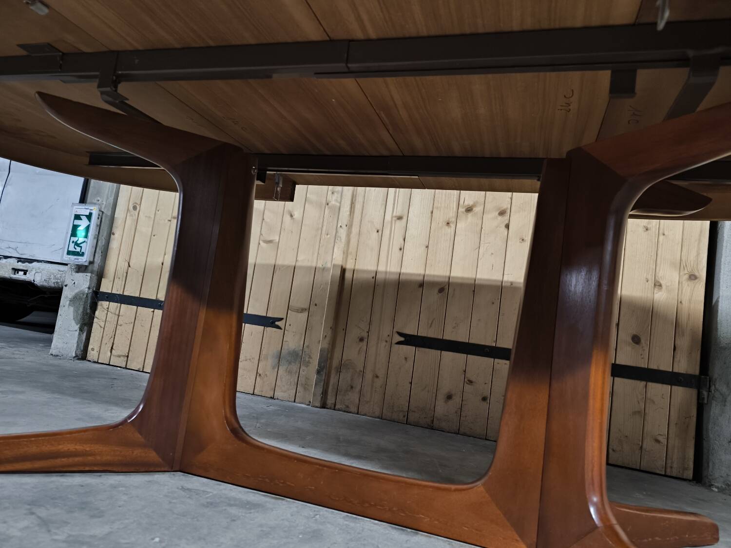 Vintage Baumann oval table