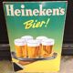 Heineken's enamelled plate