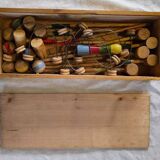 Ancien jeu 'Croquet de Table' en bois – Jouet vintage années 50