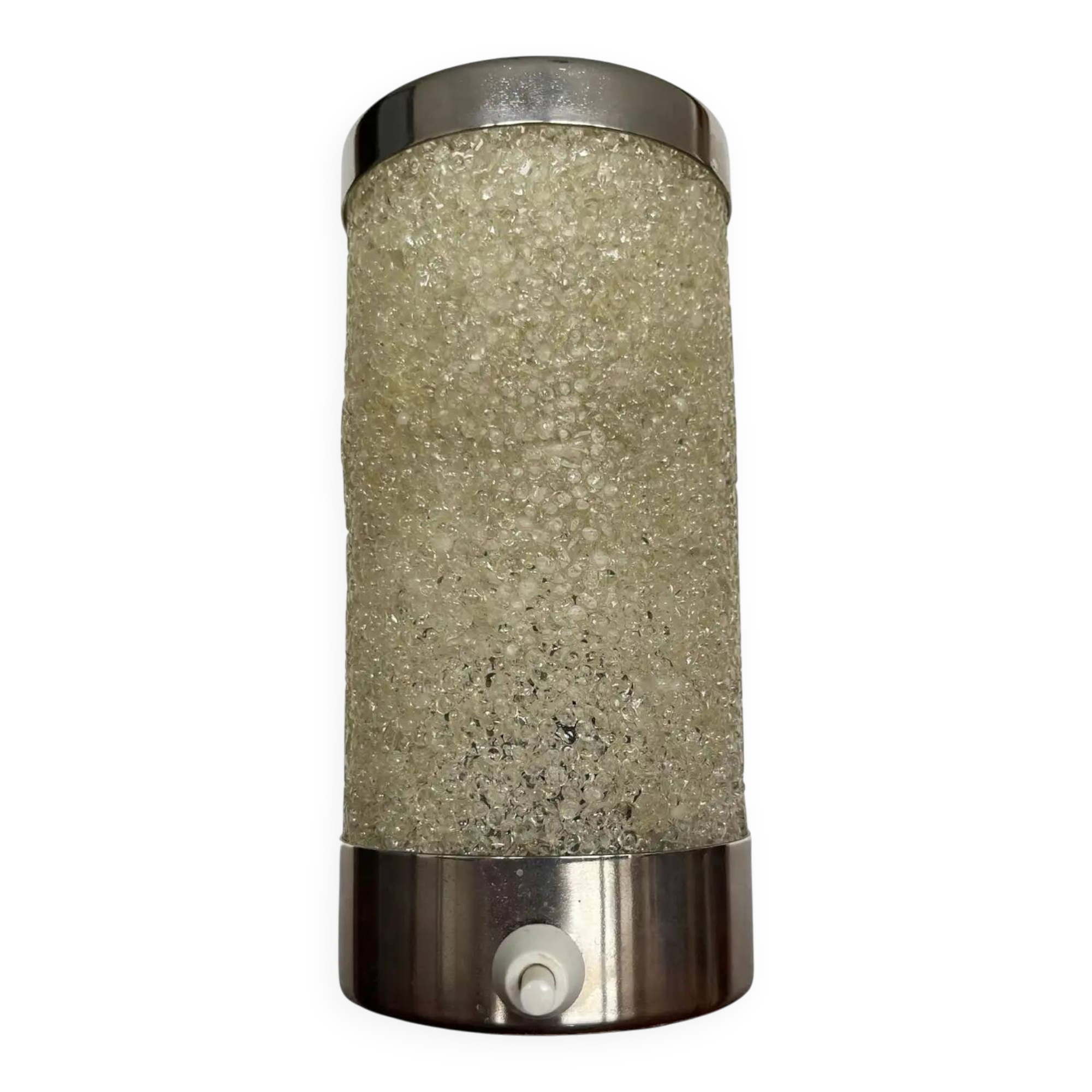 Midcentury design plastic and chrome table lamp by Aka, Germany, 1960s