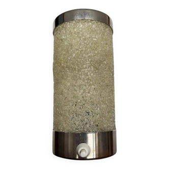 Midcentury design plastic and chrome table lamp by Aka, Germany, 1960s