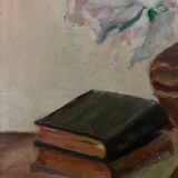 Still life on wood.