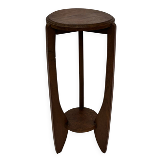 Art Deco Side Table Plant Table Oak 1950s Design