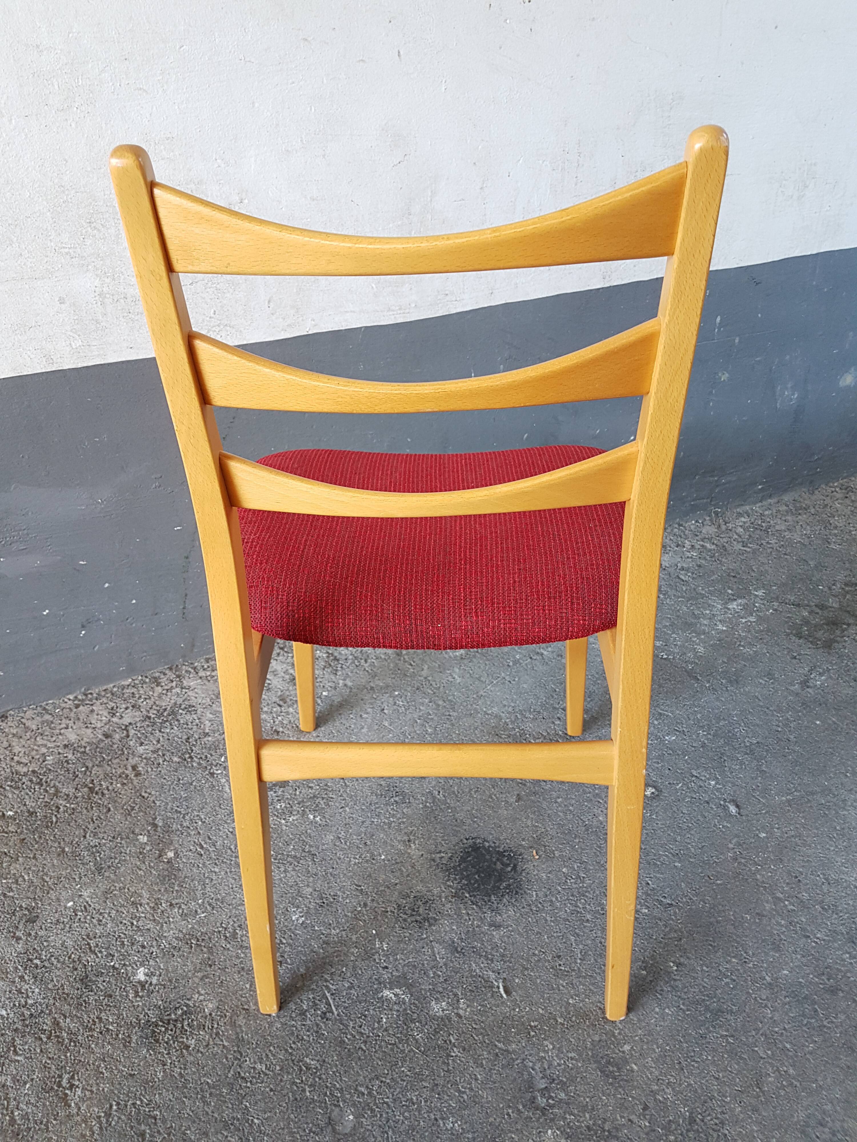 Chair the 50s 60s seat in wool