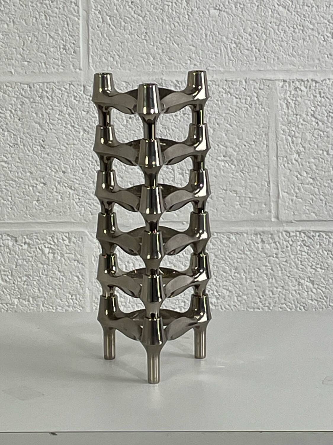 Series of 6 Nagel candlesticks