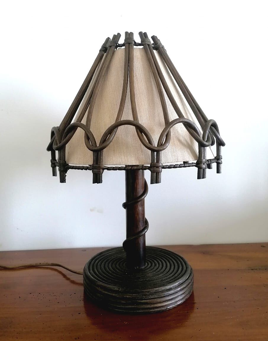 Rattan lamp, 1960