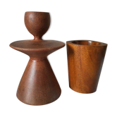 2 Scandinavian candlesticks