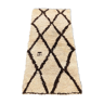 Beni Ouarain vintage wool rug 85x170 cm