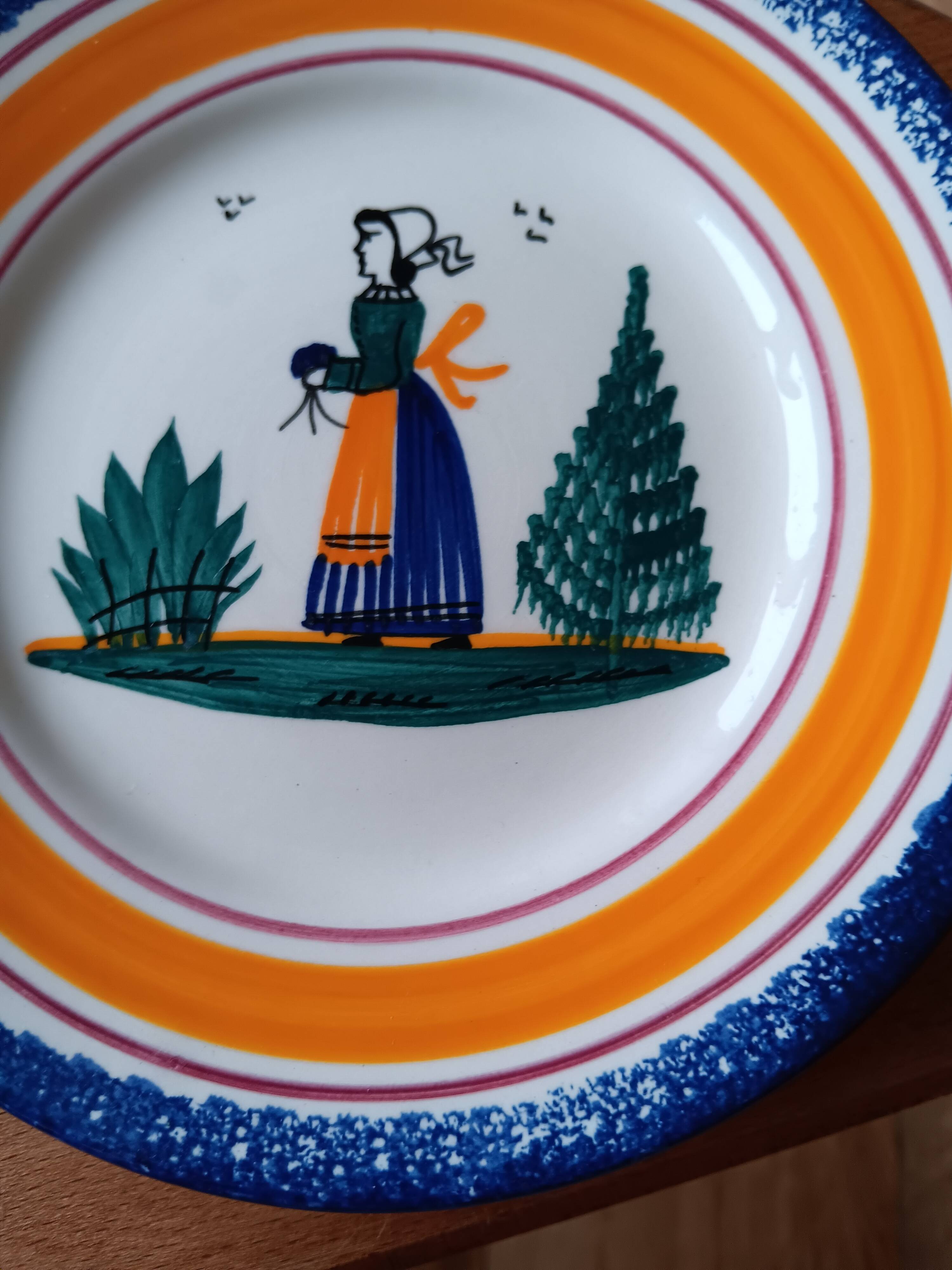 Petite assiette HB Quimper