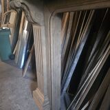 19th-century oak castle fireplace