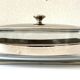 Elegant Table Art Marinex Serving Dish Made in Brazil Silver Metal
