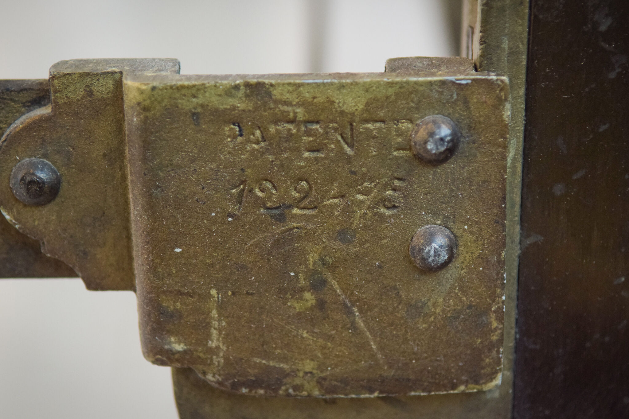 Exceptional decorative brass bed frame