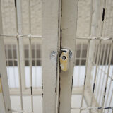 Painted wooden bird cage