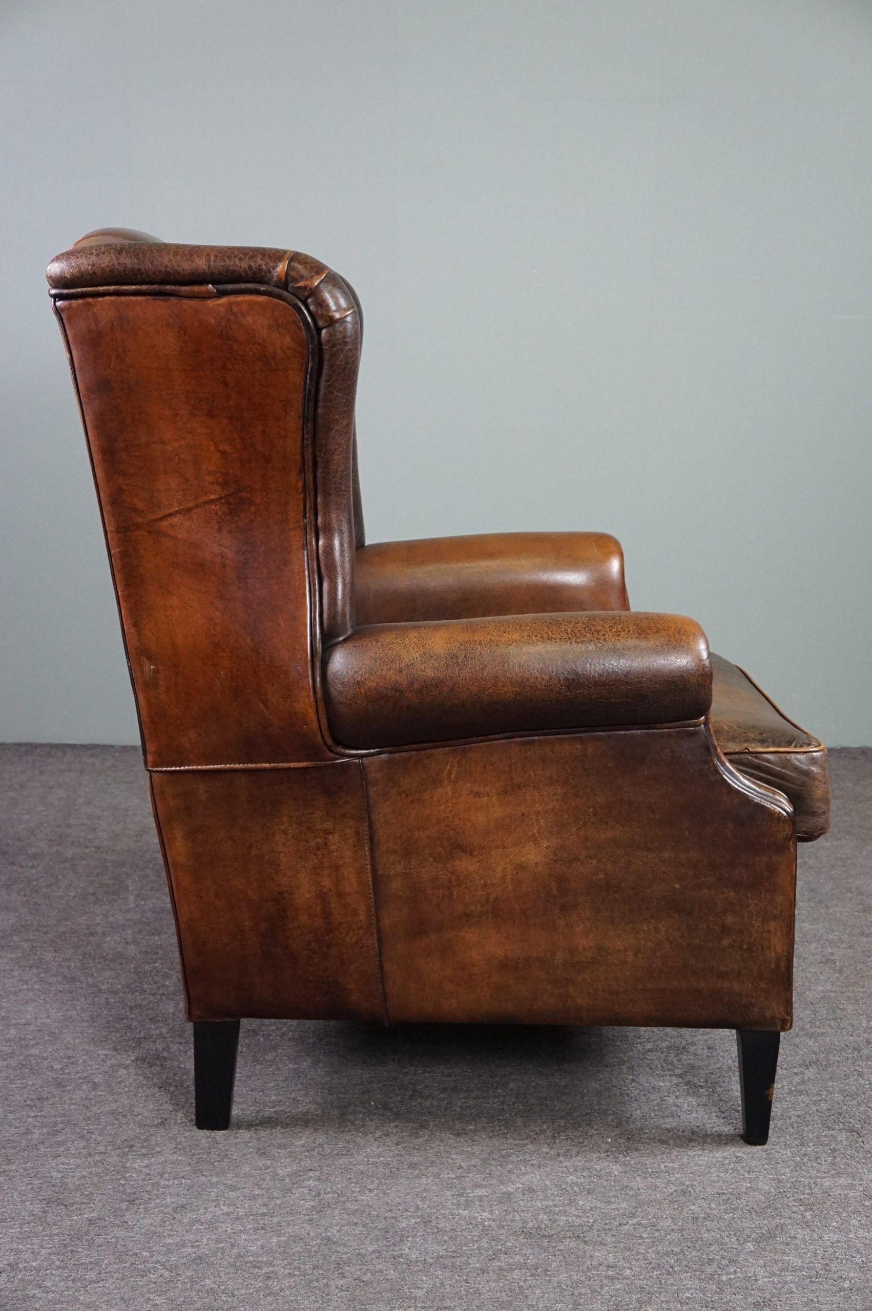 Sheepskin armchair