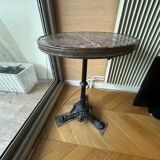 Antique round bistro table