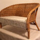 Banquette d'enfant en rotin