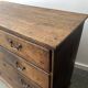Antique Georgian Oak Chest of Drawers Swan Neck Handles circa 1760-1800