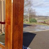 Louis XVI armoire with marquetry and gilded bronze