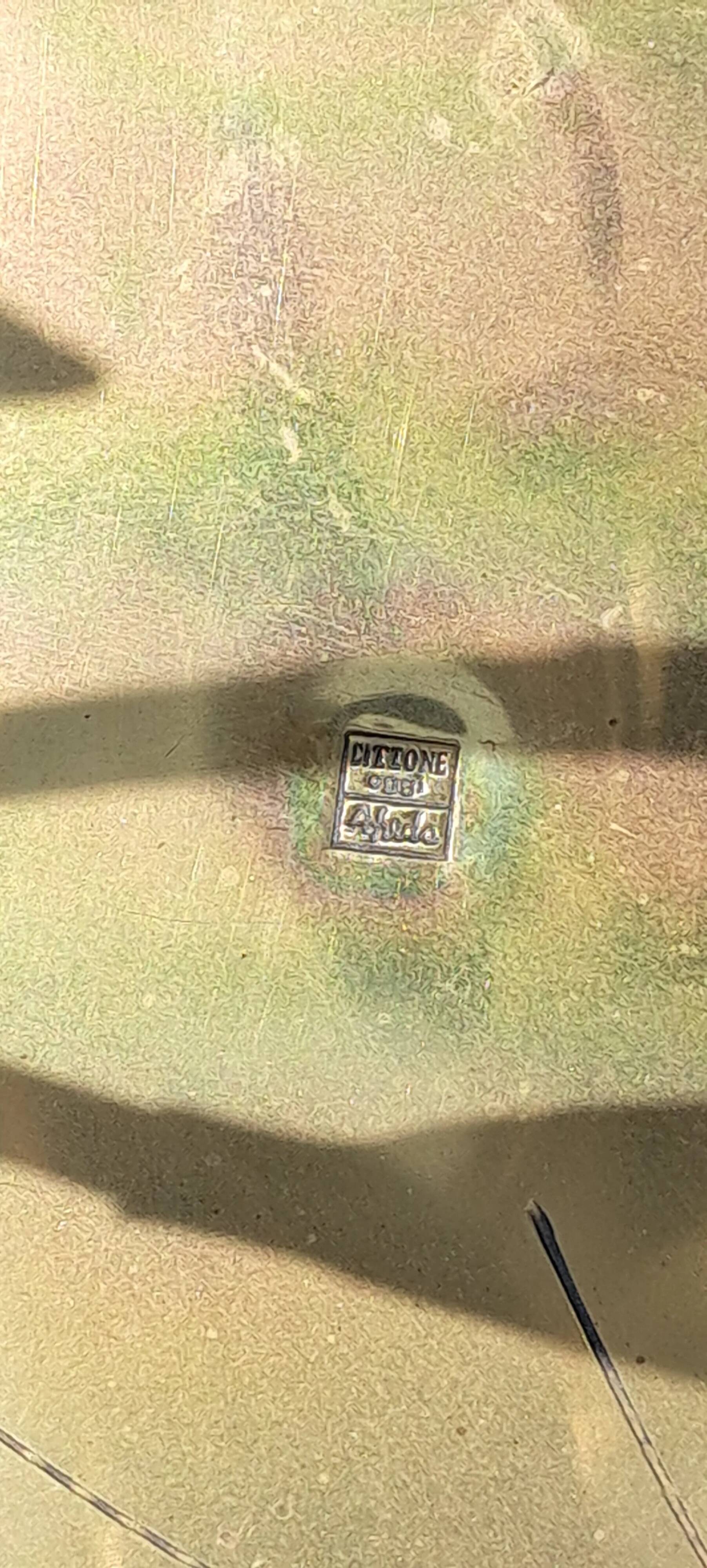 Lampadaire héron en laiton Hollywood Regency par Citonne Oggi 1970