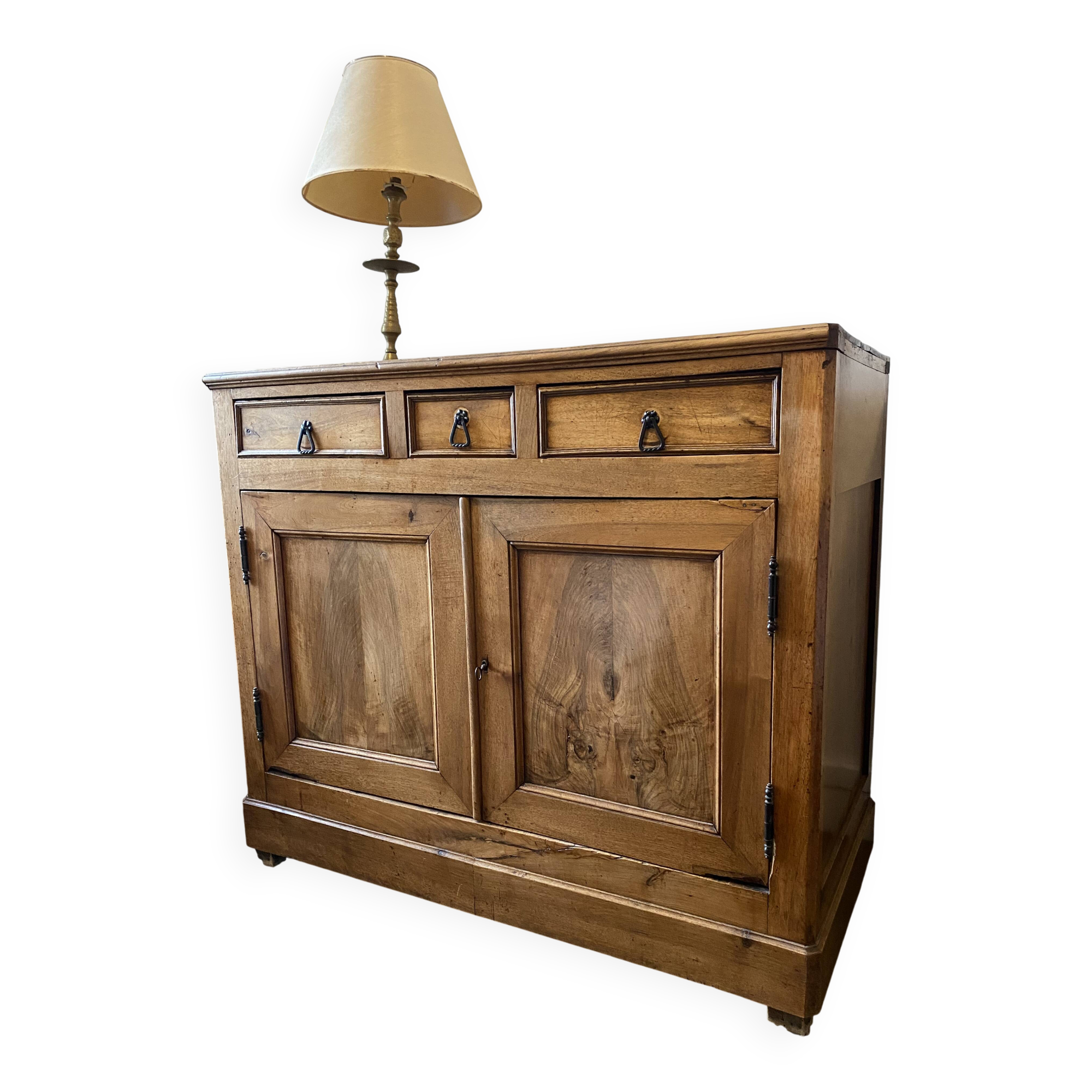 Antique solid wood sideboard – 2 doors, 3 drawers