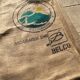 Coffee in burlap bag ma