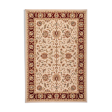 Oriental carpet 1.6x2.3 m in beige and red wool