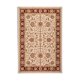 Oriental carpet 1.6x2.3 m in beige and red wool