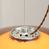 Space Age Brown Ufo Lamp from Guzzini, 1970s