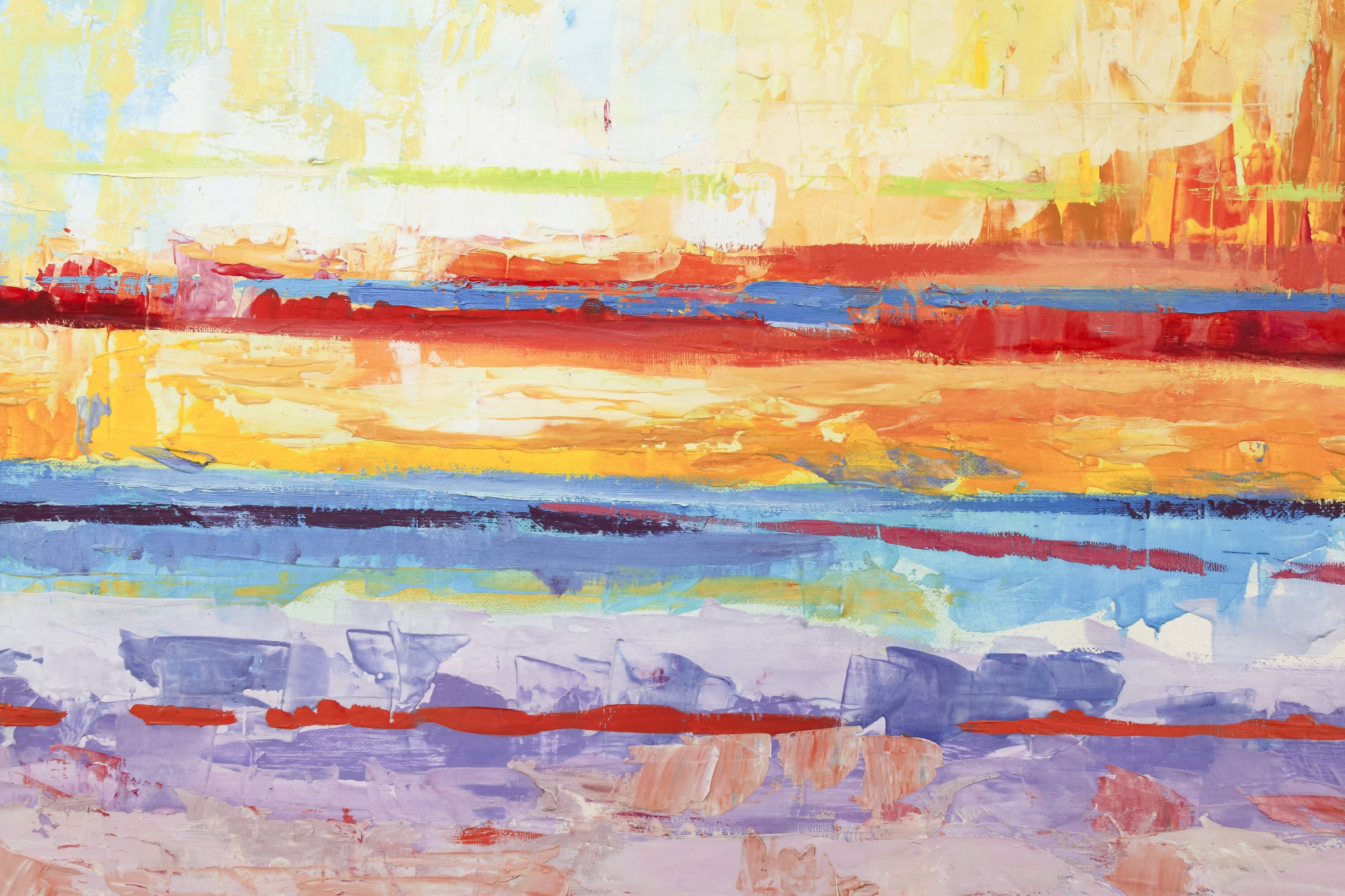 Cuadro abstracto al oleo. Abstract oil painting.