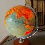 Luminous globe , Denmark , globe scan