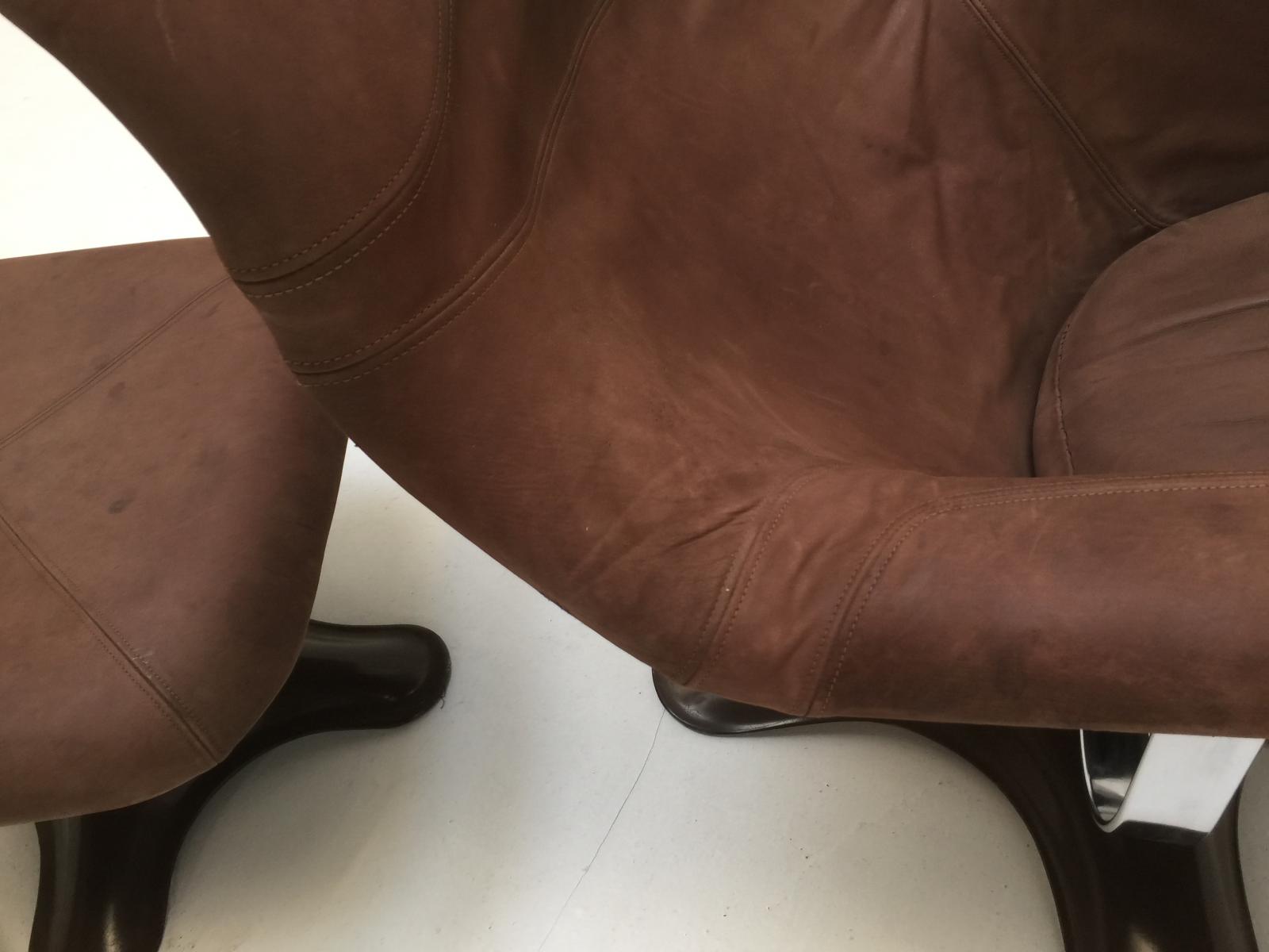 Chair and ottoman by Yrjö Kukkapuro, Haimi 1965