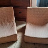 Pair of vintage fireside chairs