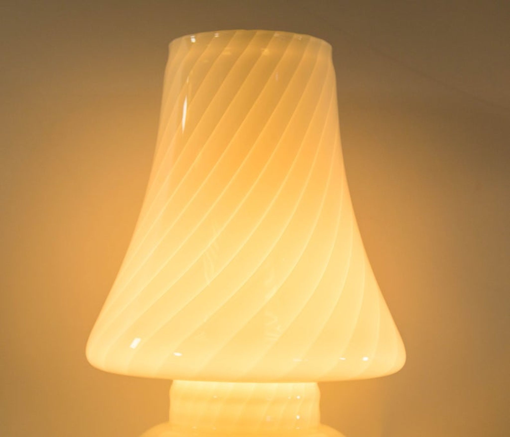 Lampe champignon Murano Vetri années 60