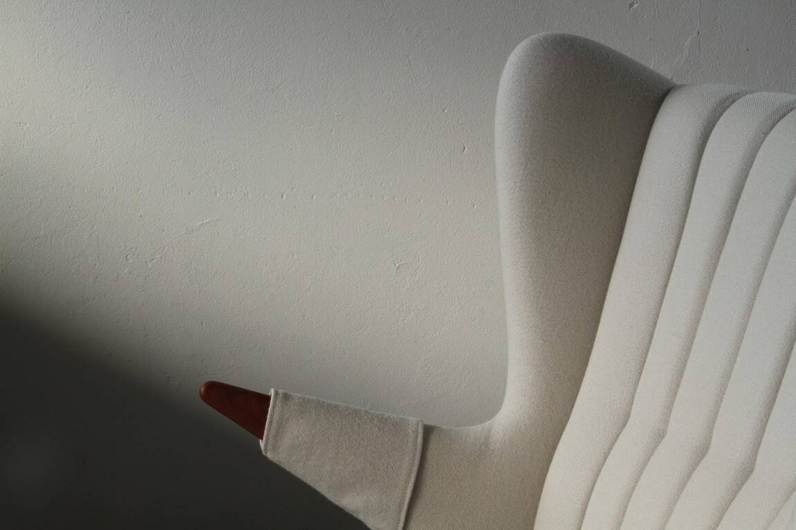 Pair of vintage Svend Skipper “Model 91” lounge chairs, Denmark, 1960s