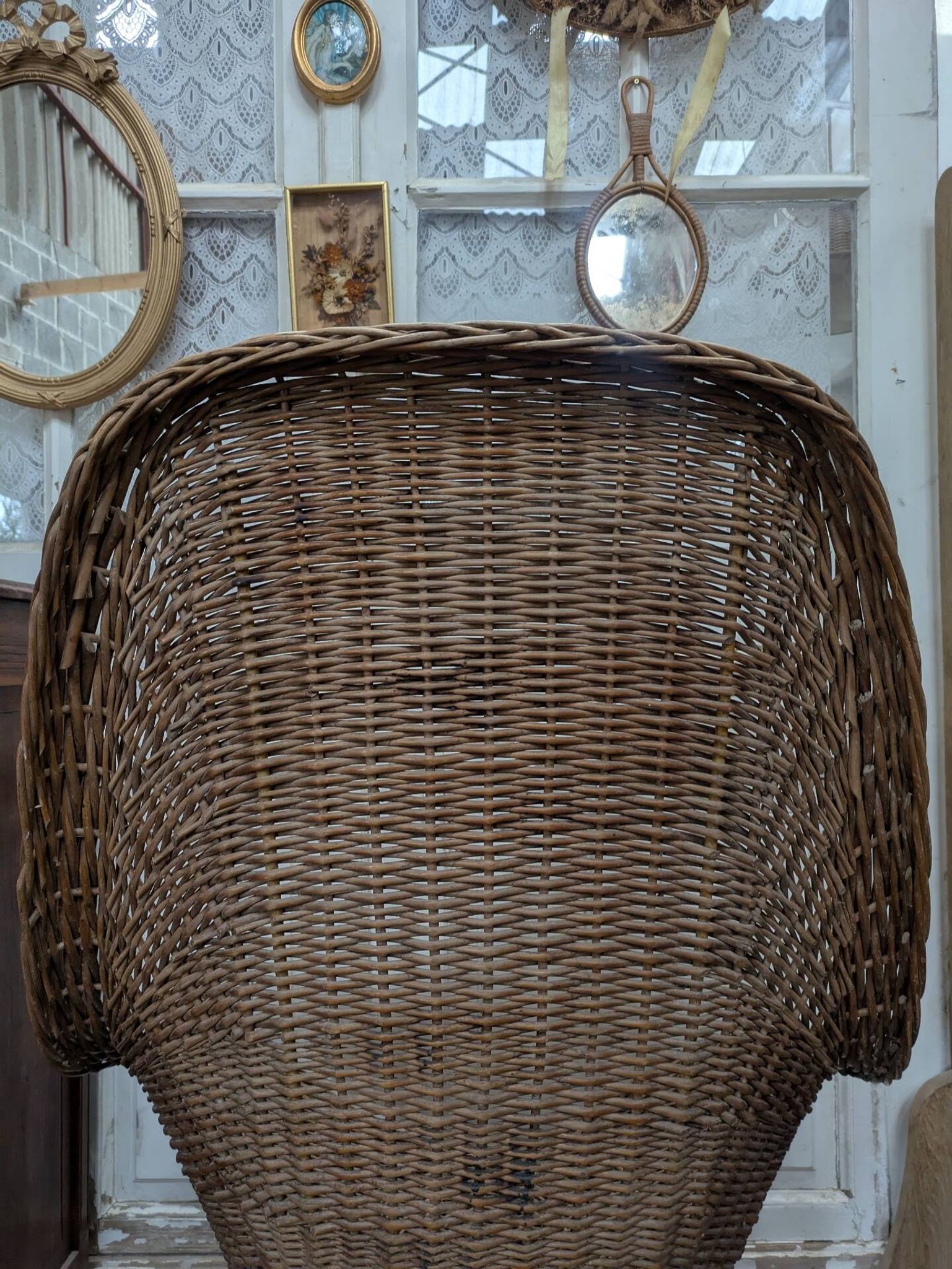 Grand fauteuil rotin
