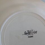 Four soup plates Ivory service/Faienceries de Sarreguemines/vintage 50