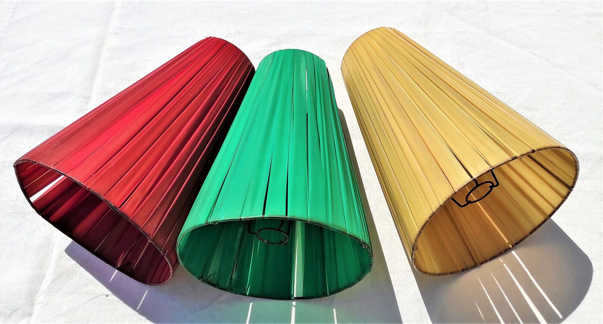 Lampshades day lot of 3 colors