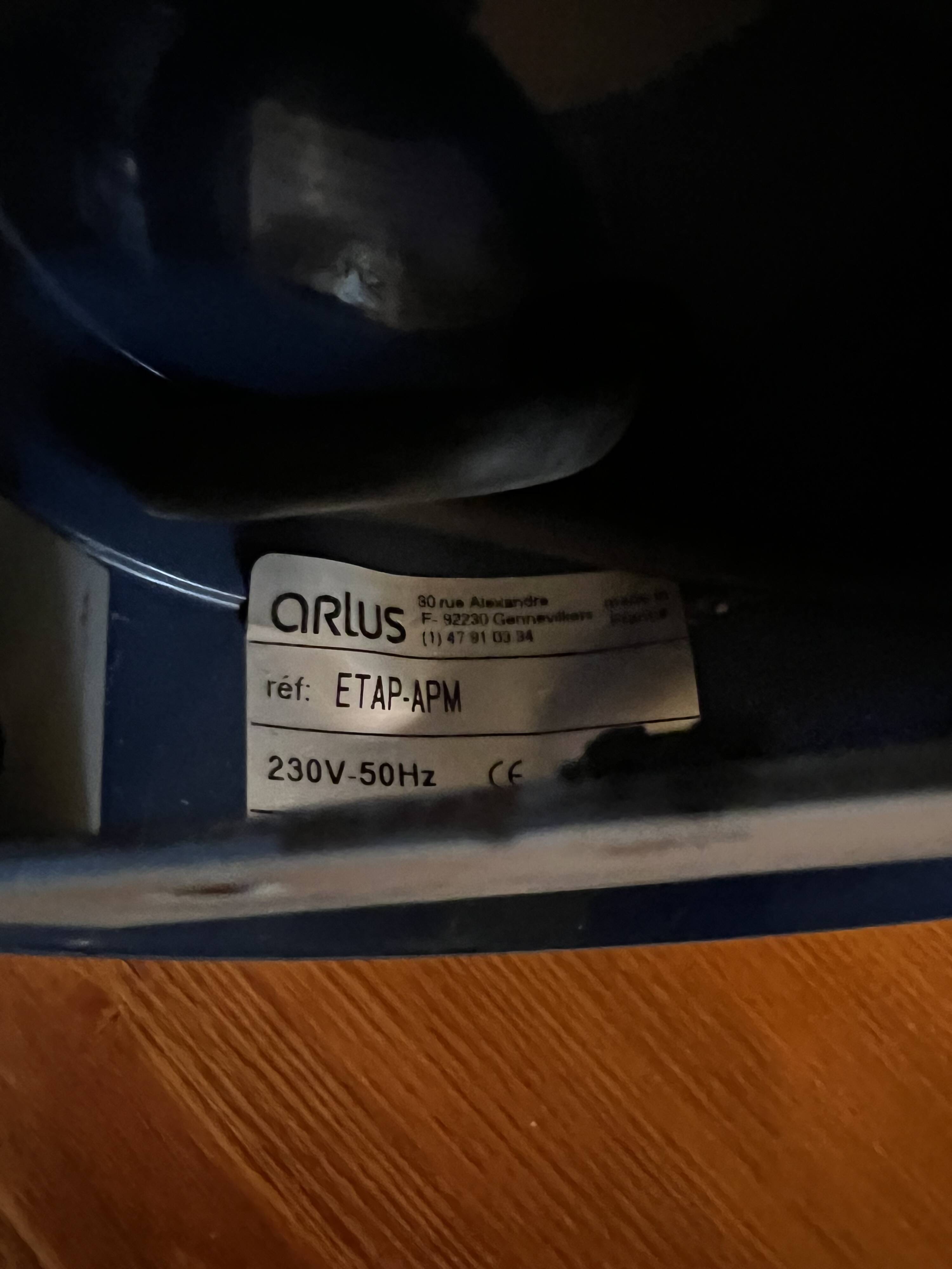 Pair of wall lights, Arlus, 1980