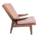 Vintage Free Span FS115 Solid Oak Recliner Chair 1950s
