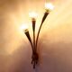 Antique pair of “tulip” wall lights
