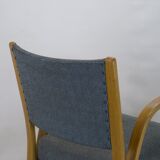 Bridge Bow Wood armchair for Steiner, 1950