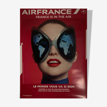 Affiche France is in the Air par Sophia Sanchez & Mauro Mongiello - Petit Format - On linen