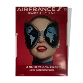 Poster France is in the Air by Sophia Sanchez & Mauro Mongiello - Small Format - On linen