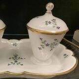 Porcelain plate from the Duke of Angoulême | Cornflower floral motif