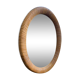 vintage rattan mirror