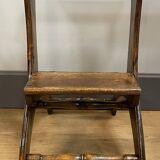 Small folding step stool from the 19th century