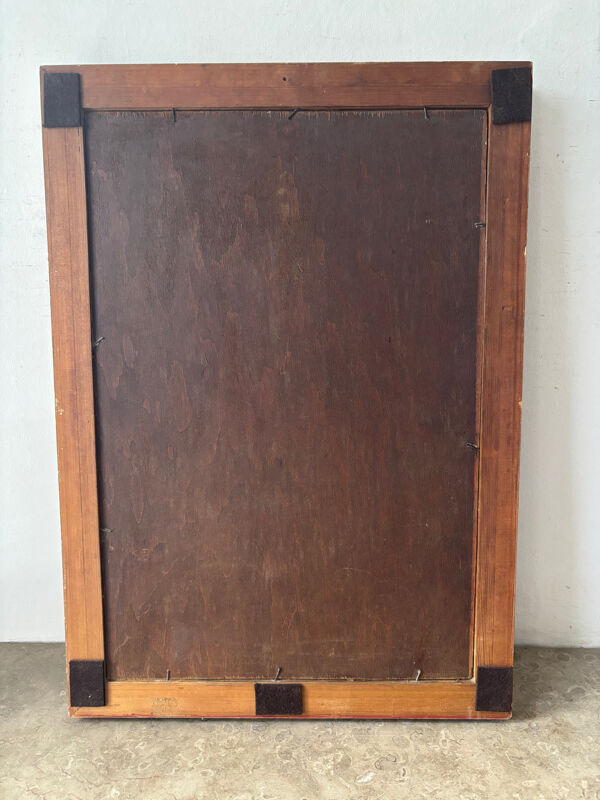 Bouquet de fleurs signé