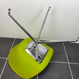 Swivel chair pop green apple arper model duna